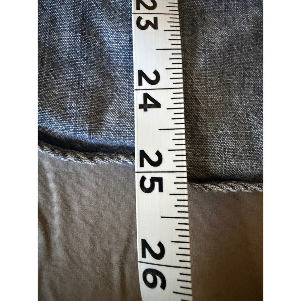 J. Crew Womens Chambray Cotton Button Down Shirt Blue Long Sleeve Size S RN77388 - Picture 6 of 7